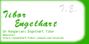 tibor engelhart business card